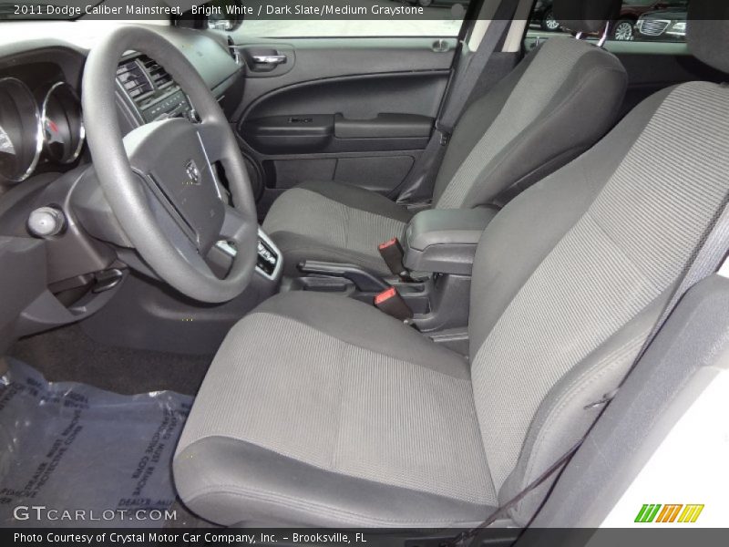 Bright White / Dark Slate/Medium Graystone 2011 Dodge Caliber Mainstreet