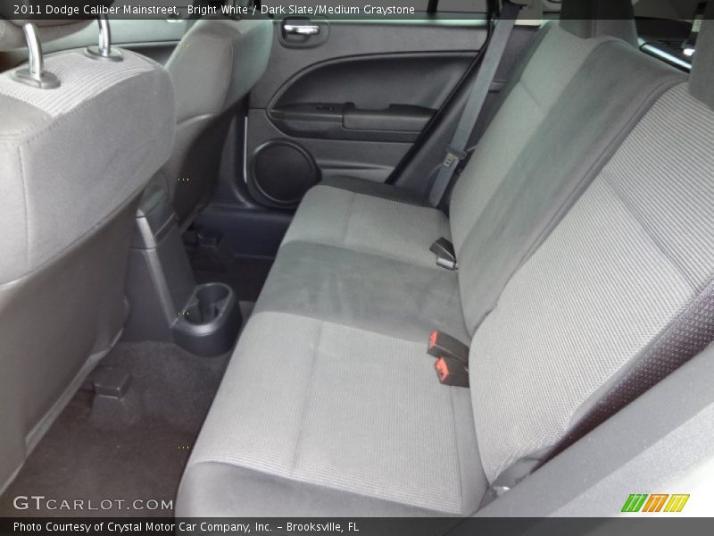 Bright White / Dark Slate/Medium Graystone 2011 Dodge Caliber Mainstreet