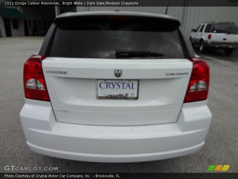 Bright White / Dark Slate/Medium Graystone 2011 Dodge Caliber Mainstreet