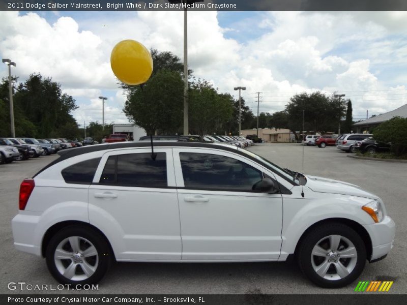 Bright White / Dark Slate/Medium Graystone 2011 Dodge Caliber Mainstreet
