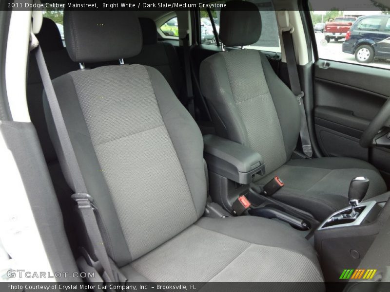 Bright White / Dark Slate/Medium Graystone 2011 Dodge Caliber Mainstreet