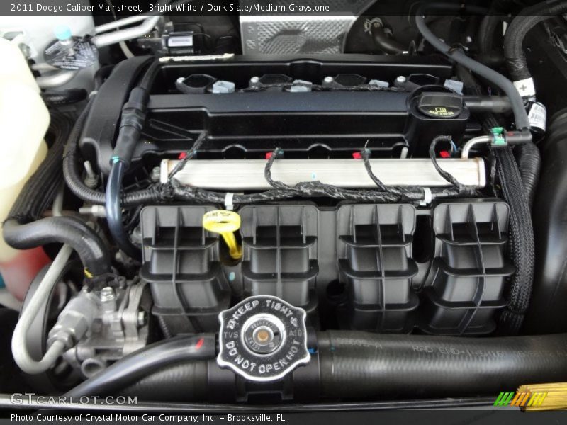 Bright White / Dark Slate/Medium Graystone 2011 Dodge Caliber Mainstreet