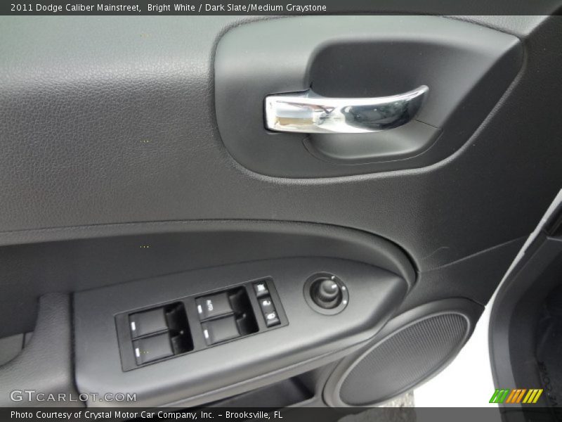 Bright White / Dark Slate/Medium Graystone 2011 Dodge Caliber Mainstreet