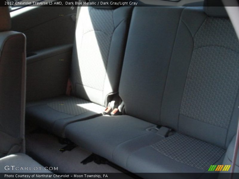 Dark Blue Metallic / Dark Gray/Light Gray 2012 Chevrolet Traverse LS AWD