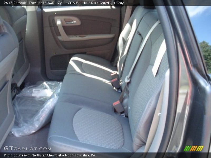 Cyber Gray Metallic / Dark Gray/Light Gray 2012 Chevrolet Traverse LS AWD