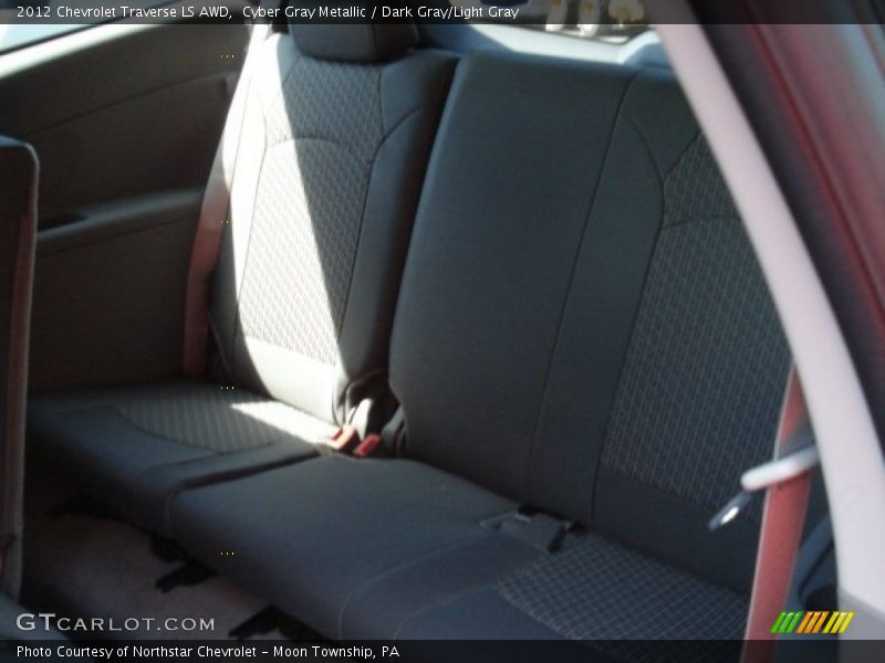 Cyber Gray Metallic / Dark Gray/Light Gray 2012 Chevrolet Traverse LS AWD