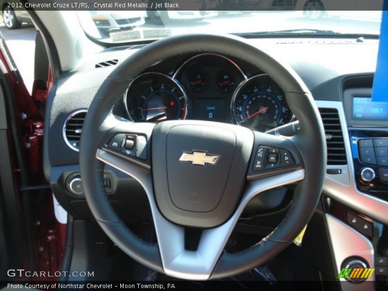 Crystal Red Metallic / Jet Black 2012 Chevrolet Cruze LT/RS