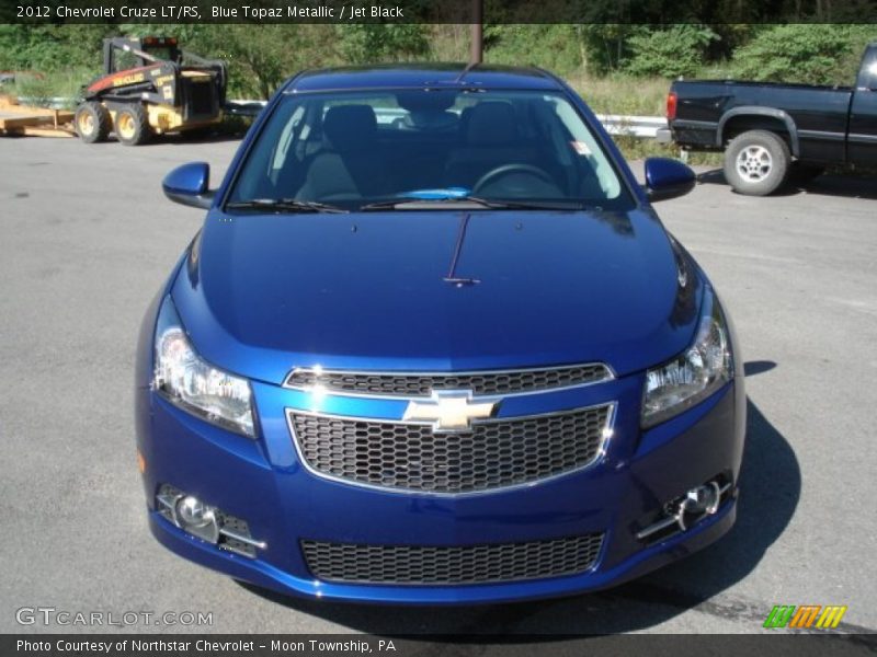 Blue Topaz Metallic / Jet Black 2012 Chevrolet Cruze LT/RS