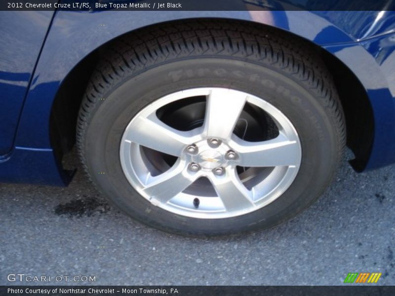 Blue Topaz Metallic / Jet Black 2012 Chevrolet Cruze LT/RS