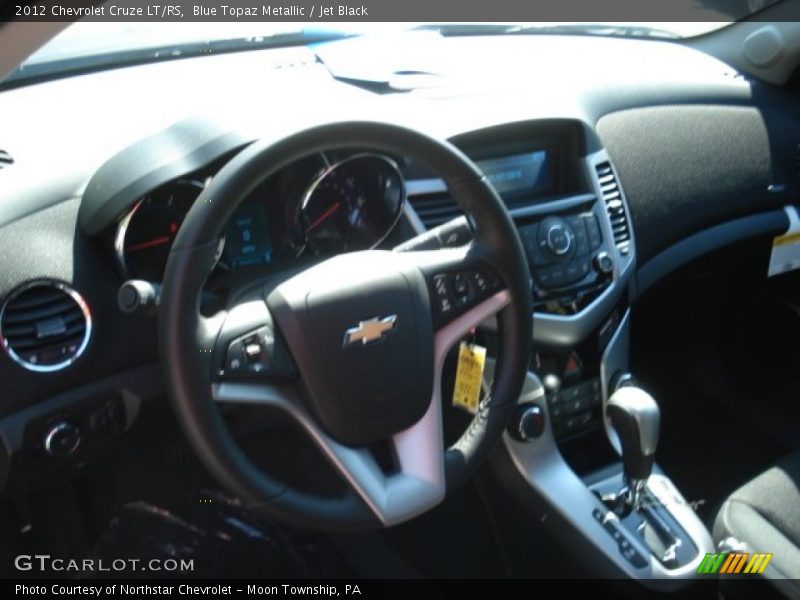 Blue Topaz Metallic / Jet Black 2012 Chevrolet Cruze LT/RS