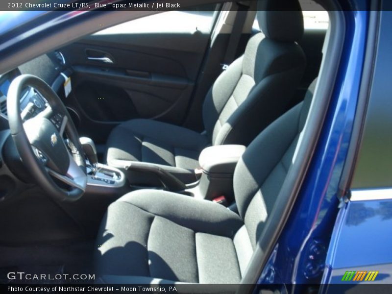 Blue Topaz Metallic / Jet Black 2012 Chevrolet Cruze LT/RS