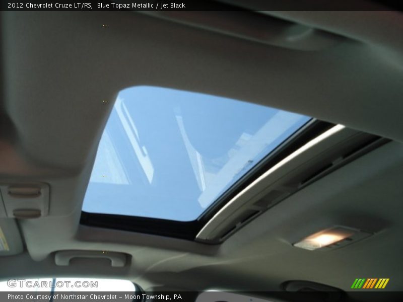 Blue Topaz Metallic / Jet Black 2012 Chevrolet Cruze LT/RS