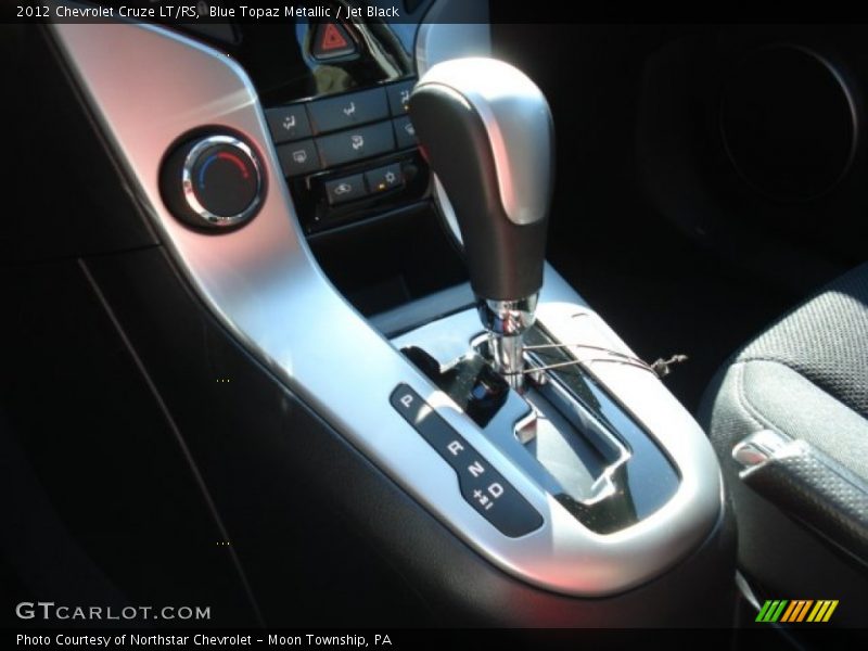 Blue Topaz Metallic / Jet Black 2012 Chevrolet Cruze LT/RS