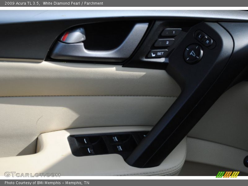 White Diamond Pearl / Parchment 2009 Acura TL 3.5
