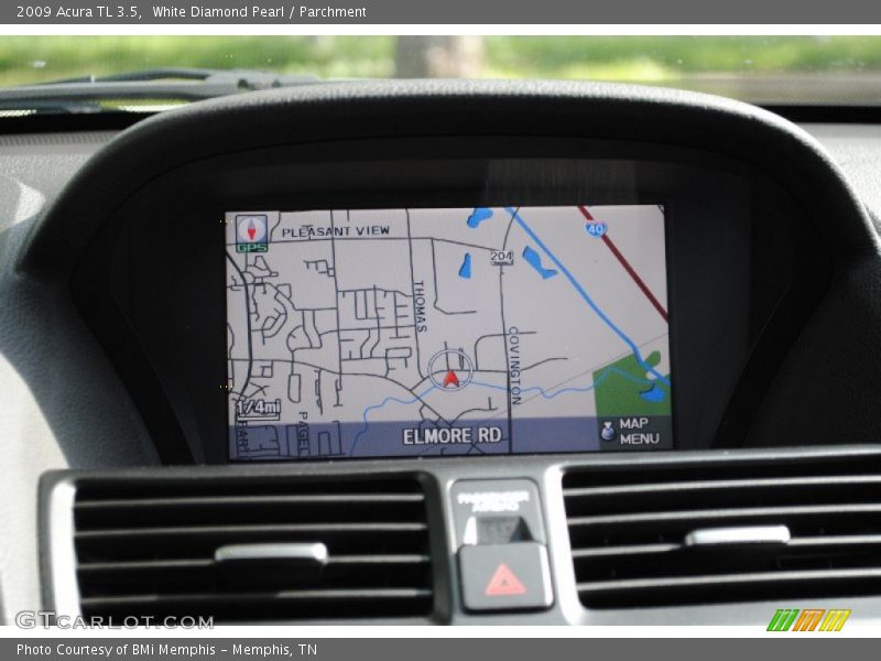 White Diamond Pearl / Parchment 2009 Acura TL 3.5