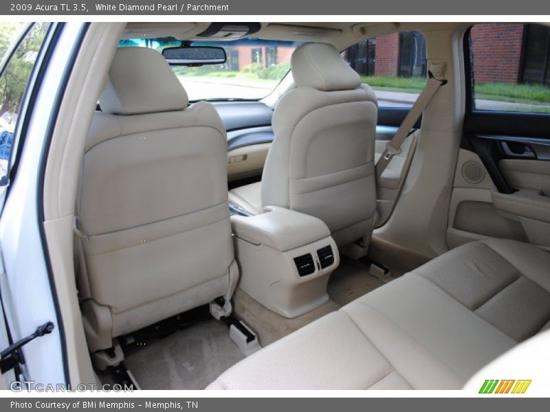 White Diamond Pearl / Parchment 2009 Acura TL 3.5
