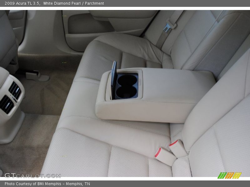 White Diamond Pearl / Parchment 2009 Acura TL 3.5