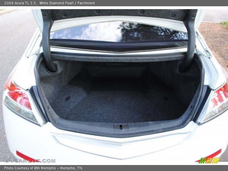 White Diamond Pearl / Parchment 2009 Acura TL 3.5