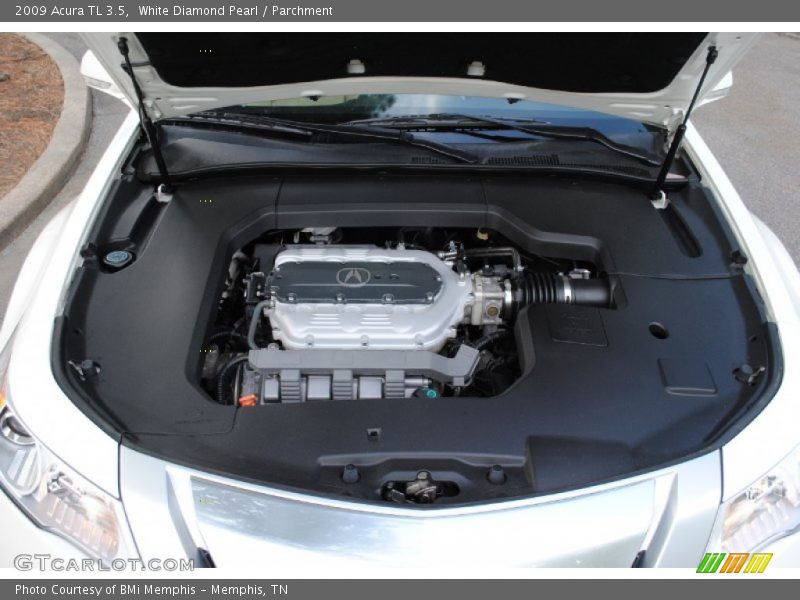 White Diamond Pearl / Parchment 2009 Acura TL 3.5