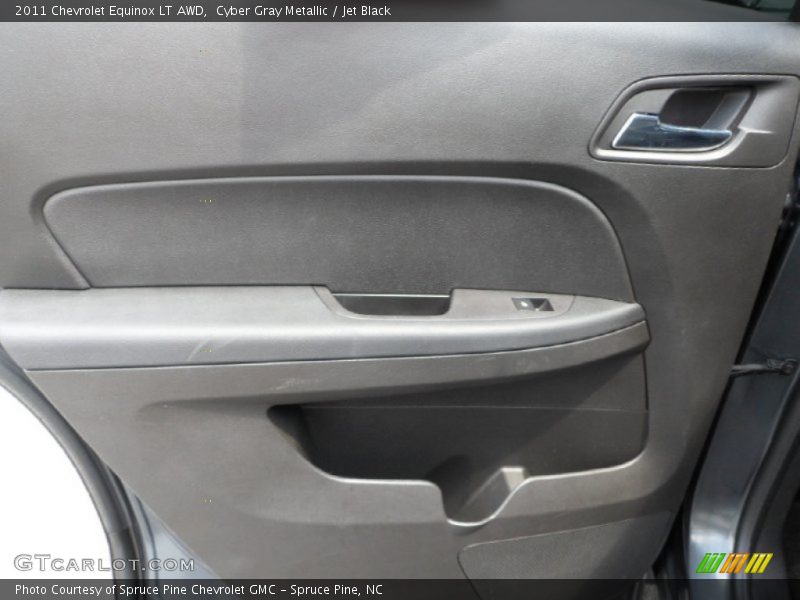 Cyber Gray Metallic / Jet Black 2011 Chevrolet Equinox LT AWD