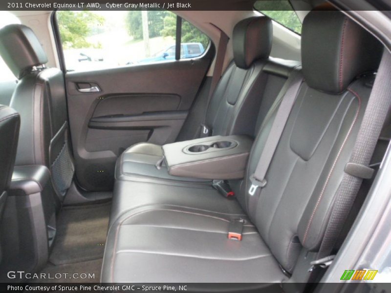 Cyber Gray Metallic / Jet Black 2011 Chevrolet Equinox LT AWD