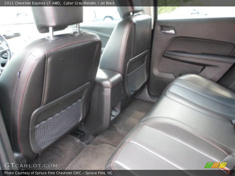 Cyber Gray Metallic / Jet Black 2011 Chevrolet Equinox LT AWD
