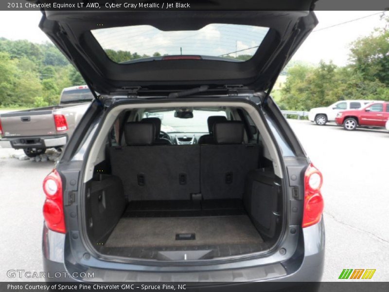 Cyber Gray Metallic / Jet Black 2011 Chevrolet Equinox LT AWD
