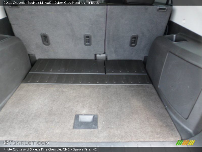 Cyber Gray Metallic / Jet Black 2011 Chevrolet Equinox LT AWD