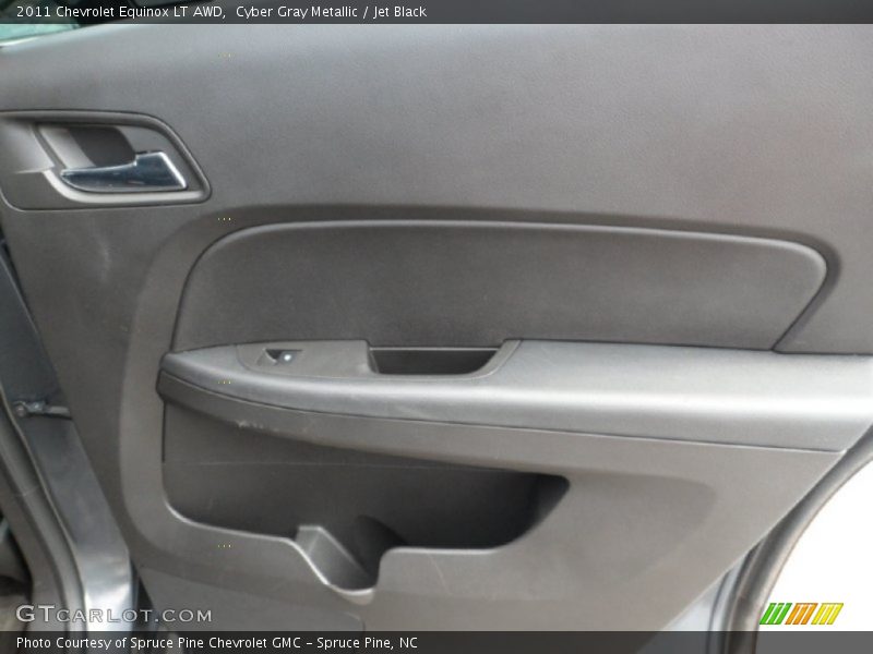 Cyber Gray Metallic / Jet Black 2011 Chevrolet Equinox LT AWD