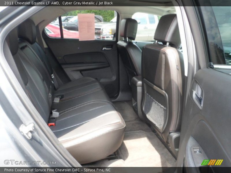 Cyber Gray Metallic / Jet Black 2011 Chevrolet Equinox LT AWD