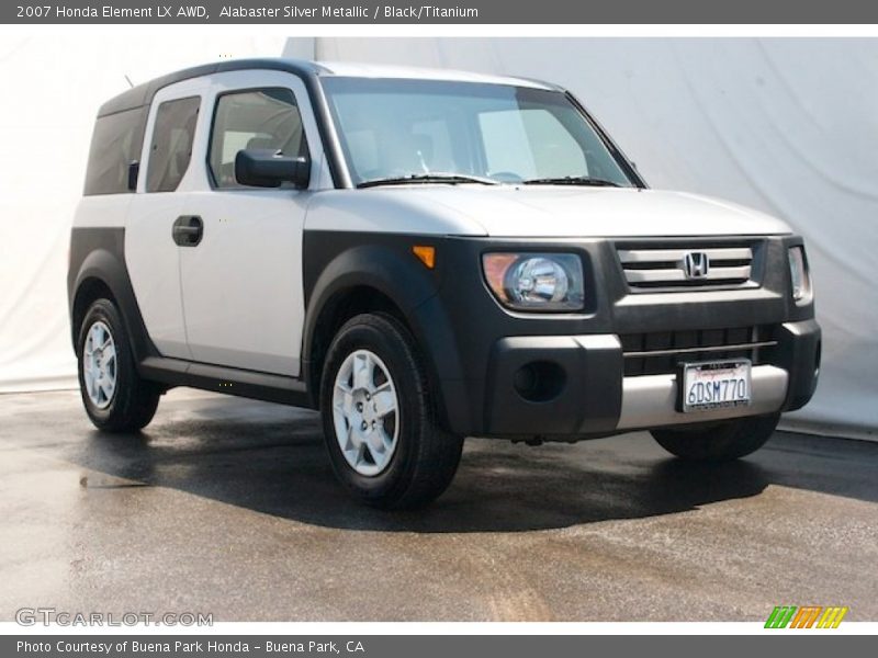 Alabaster Silver Metallic / Black/Titanium 2007 Honda Element LX AWD