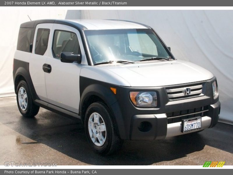 Alabaster Silver Metallic / Black/Titanium 2007 Honda Element LX AWD