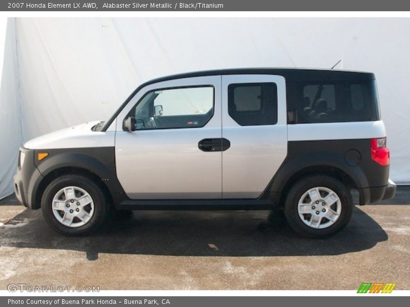 Alabaster Silver Metallic / Black/Titanium 2007 Honda Element LX AWD