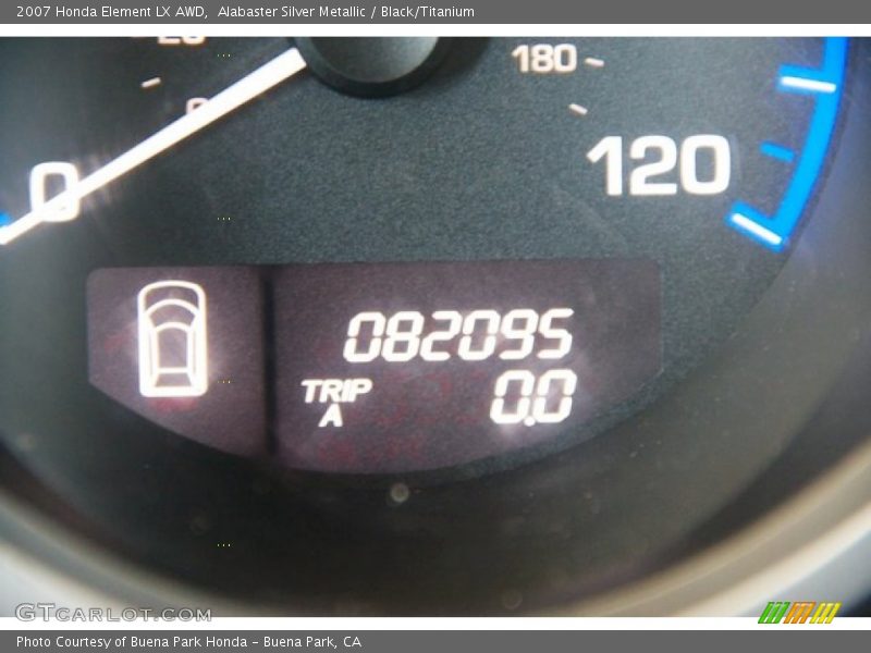 Alabaster Silver Metallic / Black/Titanium 2007 Honda Element LX AWD