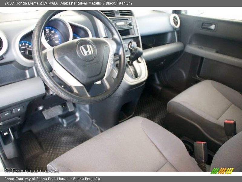 Alabaster Silver Metallic / Black/Titanium 2007 Honda Element LX AWD