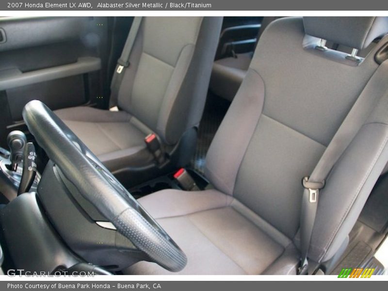 Alabaster Silver Metallic / Black/Titanium 2007 Honda Element LX AWD