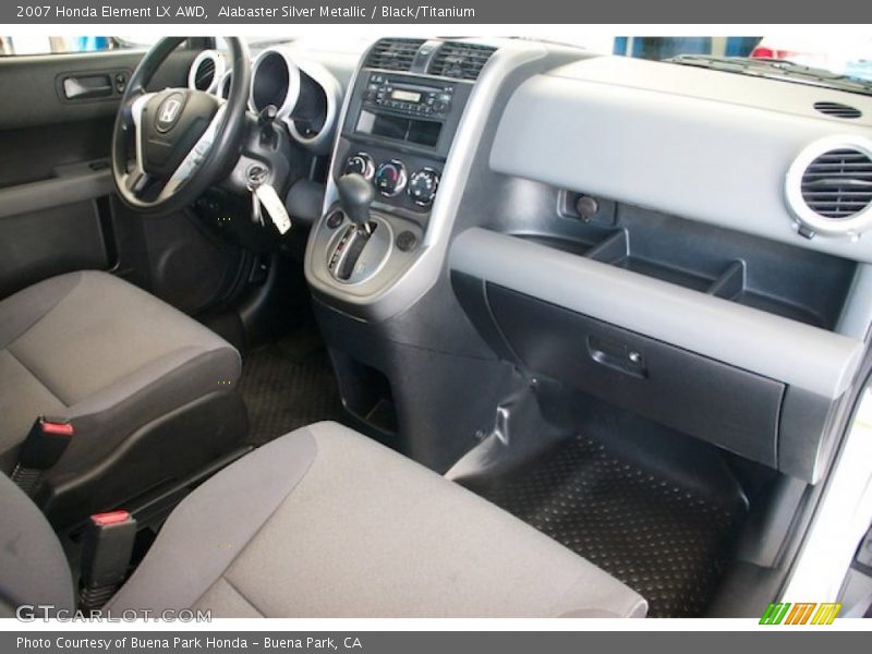 Alabaster Silver Metallic / Black/Titanium 2007 Honda Element LX AWD