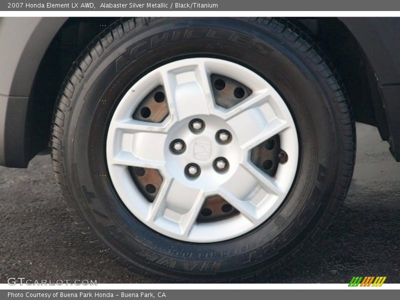 Alabaster Silver Metallic / Black/Titanium 2007 Honda Element LX AWD