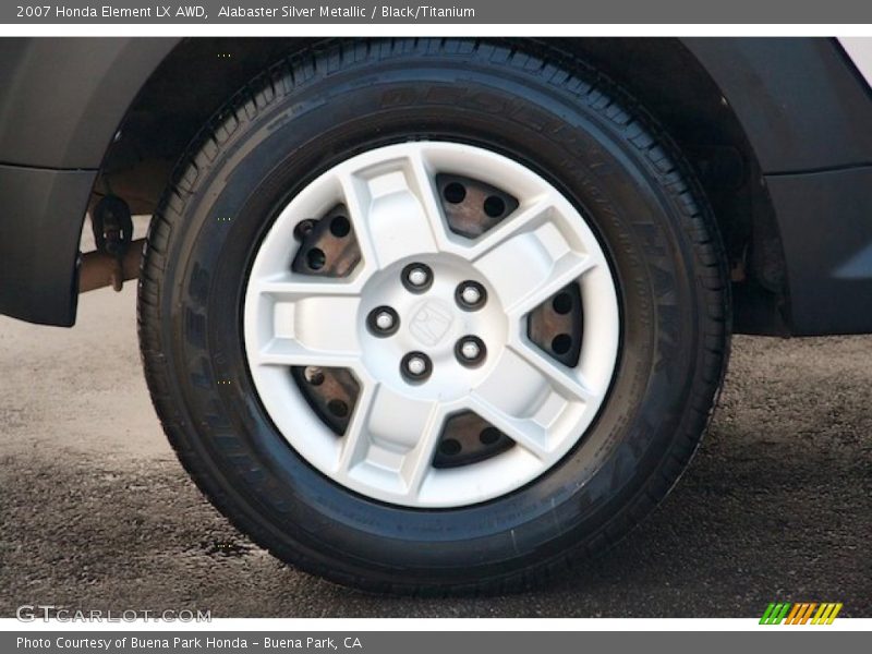 Alabaster Silver Metallic / Black/Titanium 2007 Honda Element LX AWD