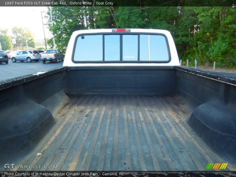 Oxford White / Opal Grey 1997 Ford F350 XLT Crew Cab 4x4