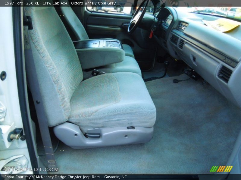  1997 F350 XLT Crew Cab 4x4 Opal Grey Interior