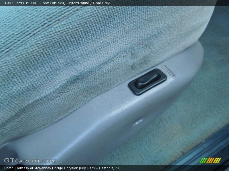 Oxford White / Opal Grey 1997 Ford F350 XLT Crew Cab 4x4