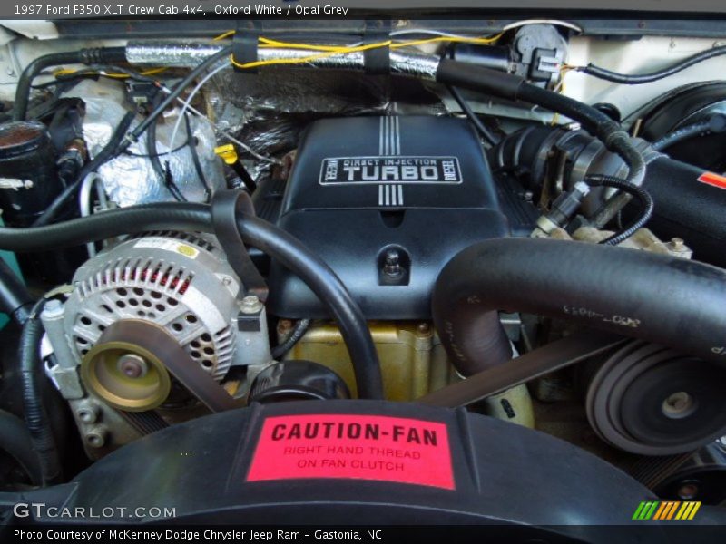  1997 F350 XLT Crew Cab 4x4 Engine - 7.3 Liter OHV 16-Valve Turbo-Diesel V8