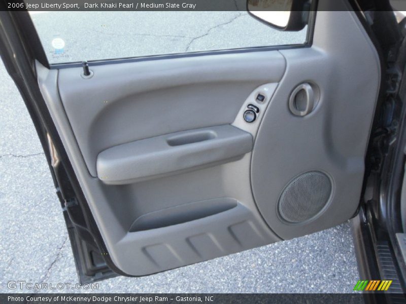 Dark Khaki Pearl / Medium Slate Gray 2006 Jeep Liberty Sport