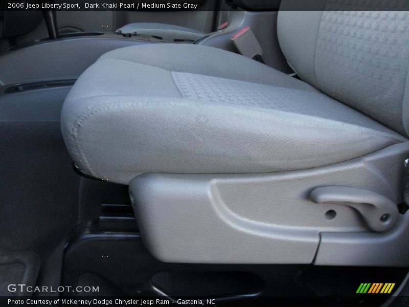 Dark Khaki Pearl / Medium Slate Gray 2006 Jeep Liberty Sport