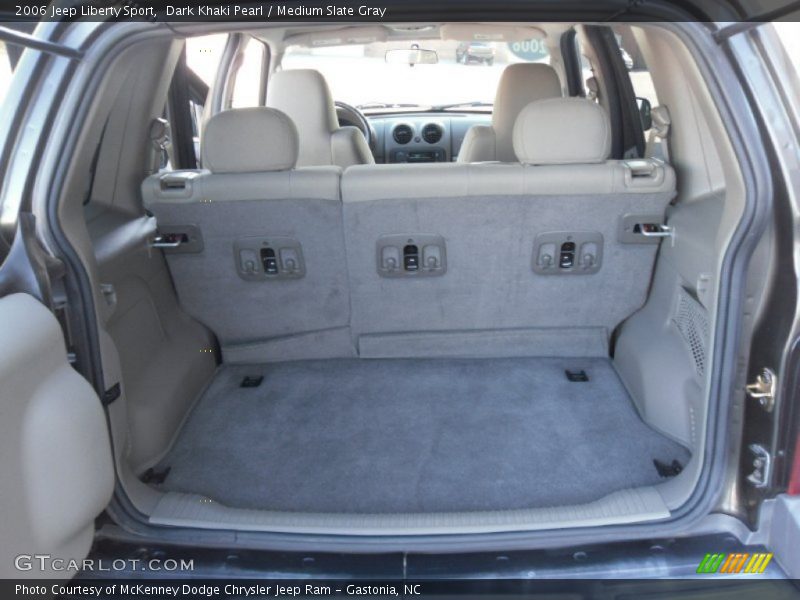 Dark Khaki Pearl / Medium Slate Gray 2006 Jeep Liberty Sport