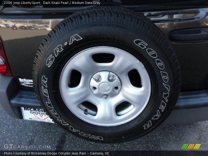 Dark Khaki Pearl / Medium Slate Gray 2006 Jeep Liberty Sport