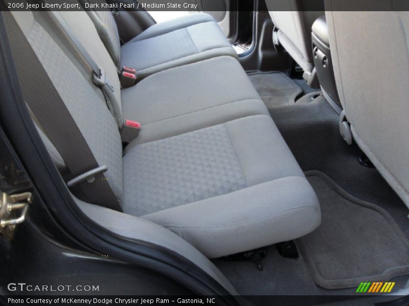 Dark Khaki Pearl / Medium Slate Gray 2006 Jeep Liberty Sport