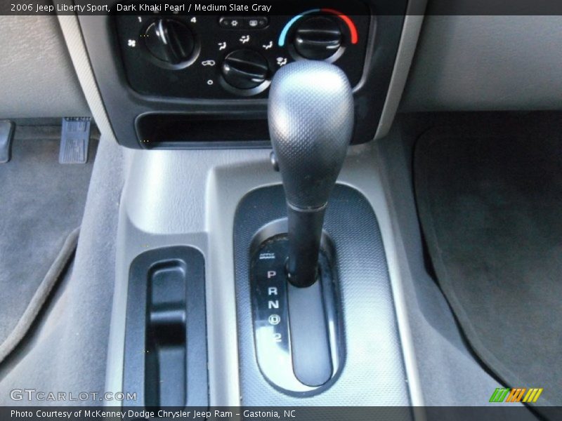 Dark Khaki Pearl / Medium Slate Gray 2006 Jeep Liberty Sport