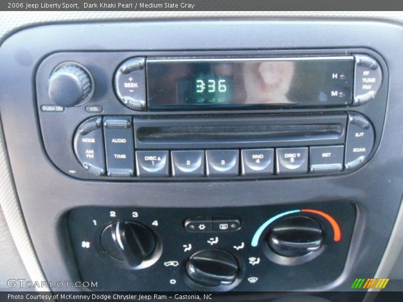 Dark Khaki Pearl / Medium Slate Gray 2006 Jeep Liberty Sport